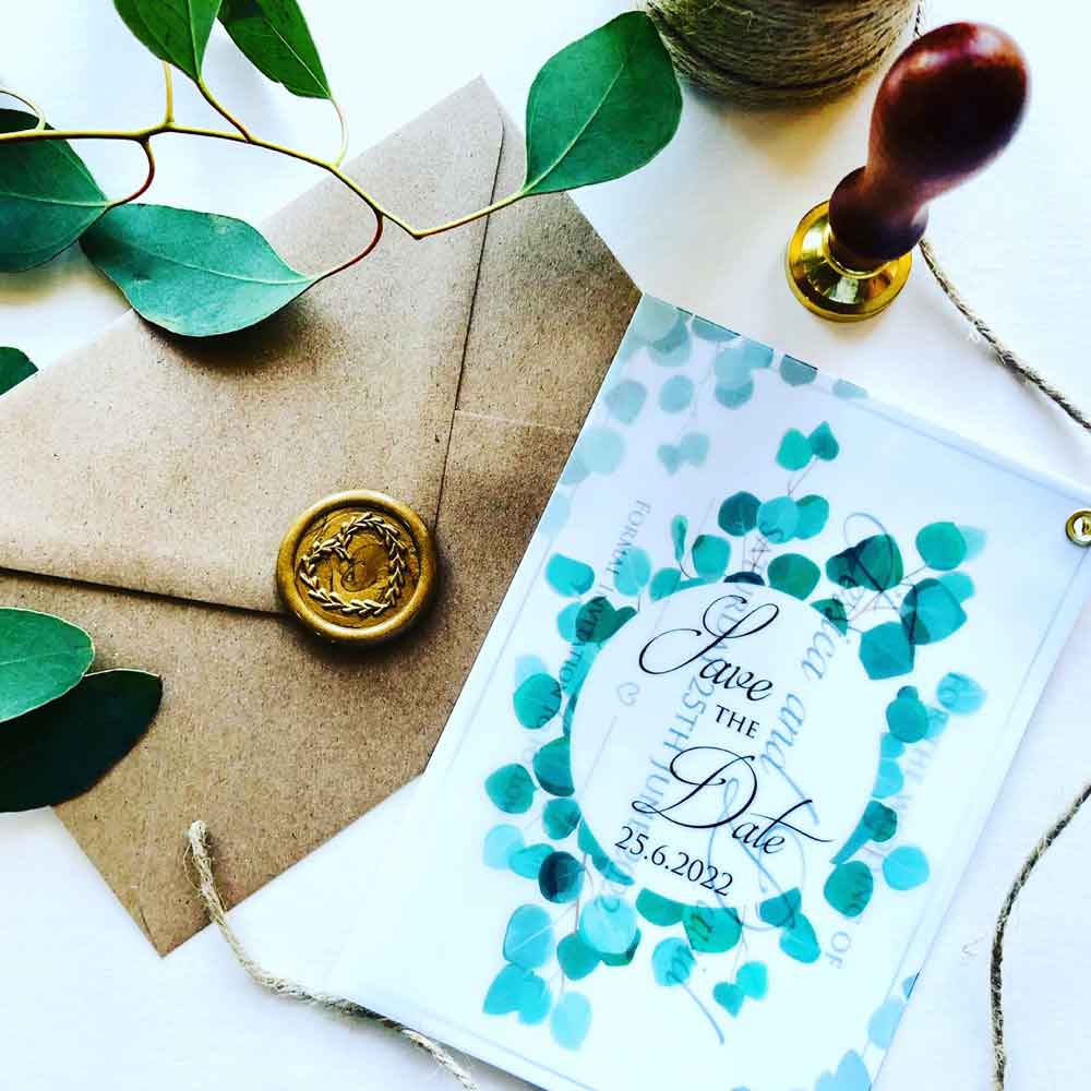 Nature Inspired Save The Date Design